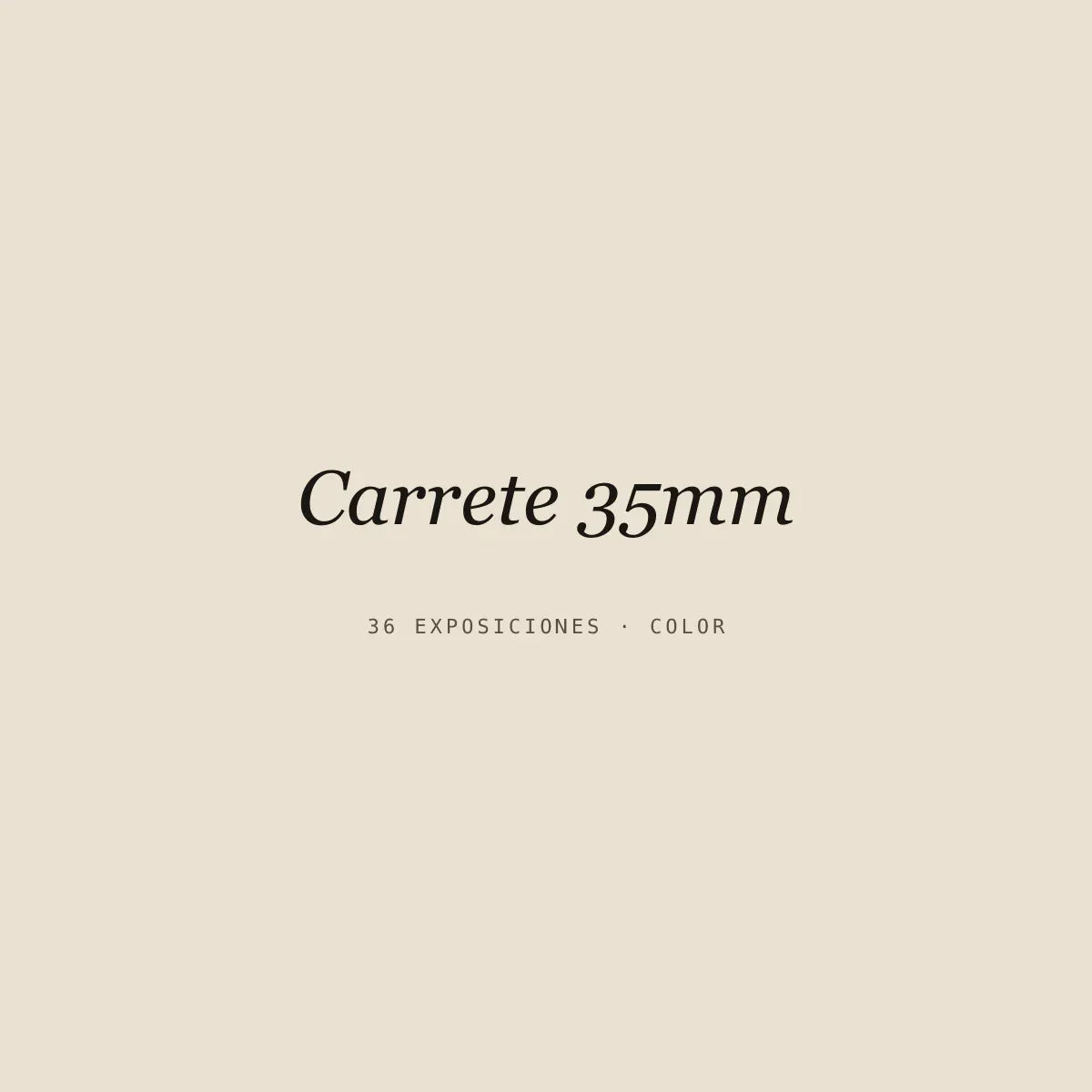 Carrete 35mm