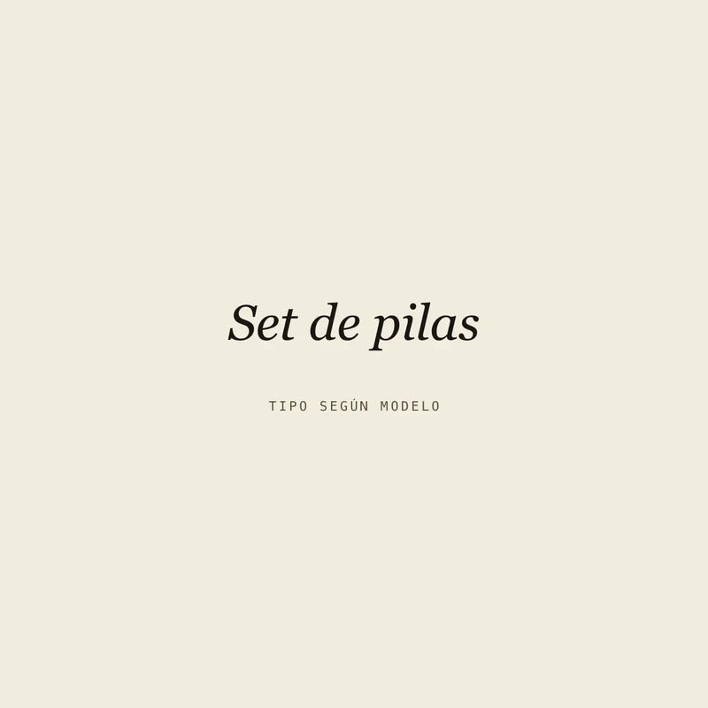 Set de pilas